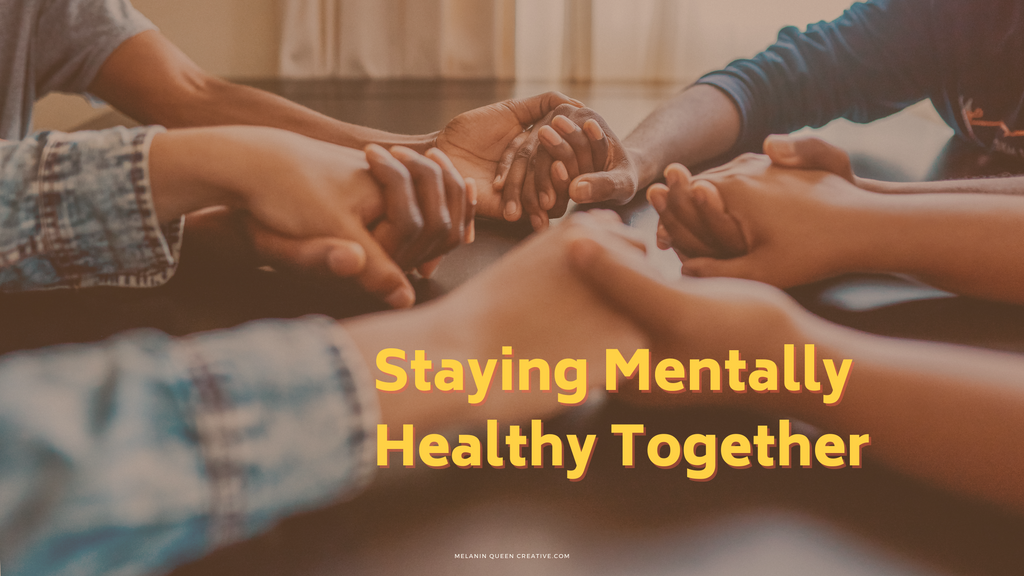 Mental Healthy Blog for Self Care Women gathering hands 